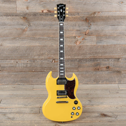 Gibson USA SG Standard Gloss Yellow w/Tortoise Pickguard & T-Type Pickups Electric Guitars / Solid Body