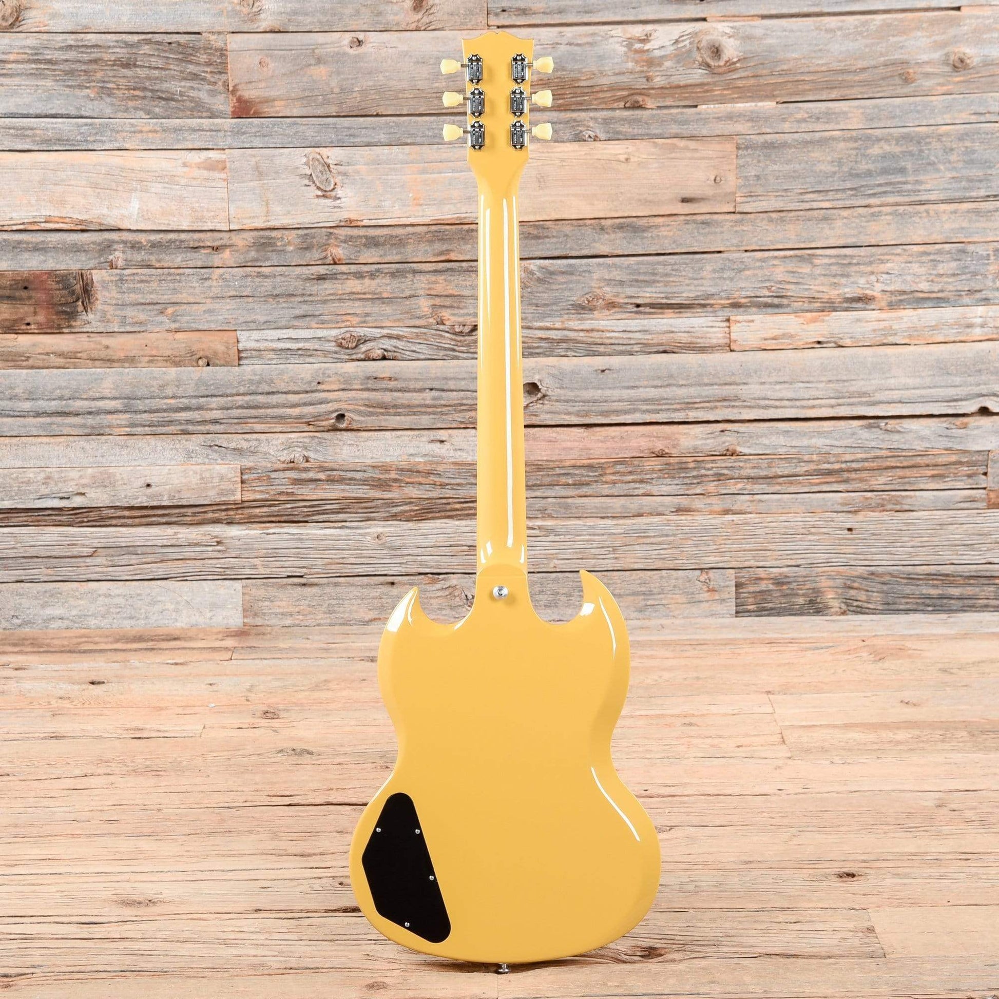 Gibson USA SG Standard Gloss Yellow w/Tortoise Pickguard & T-Type Pickups Electric Guitars / Solid Body