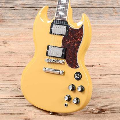 Gibson USA SG Standard Gloss Yellow w/Tortoise Pickguard & T-Type Pickups Electric Guitars / Solid Body