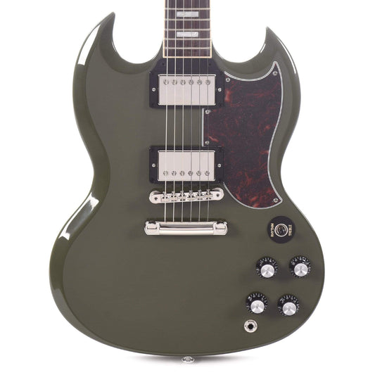 Gibson USA SG Standard Olive Drab w/Tortoise Pickguard & T-Type Pickups Electric Guitars / Solid Body