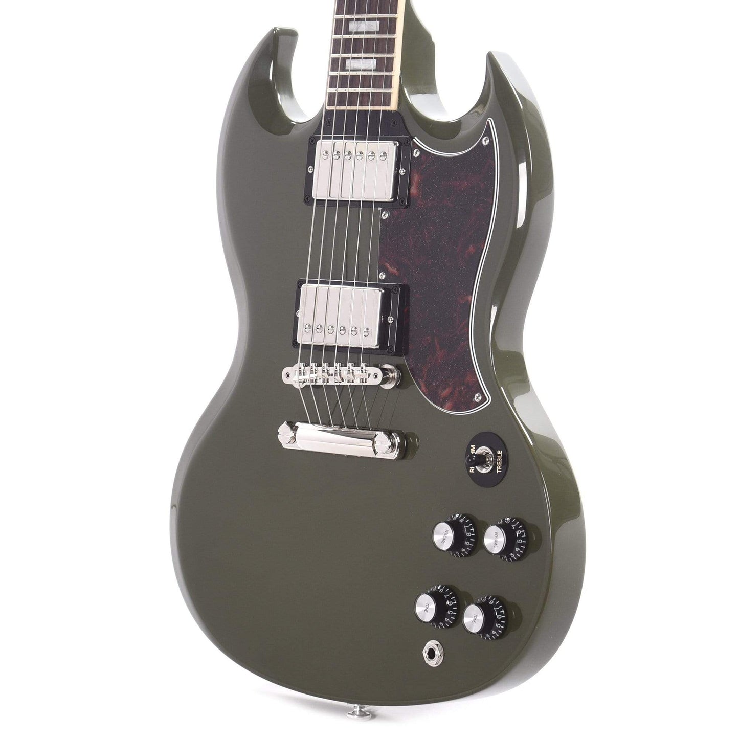 Gibson USA SG Standard Olive Drab w/Tortoise Pickguard & T-Type Pickups Electric Guitars / Solid Body