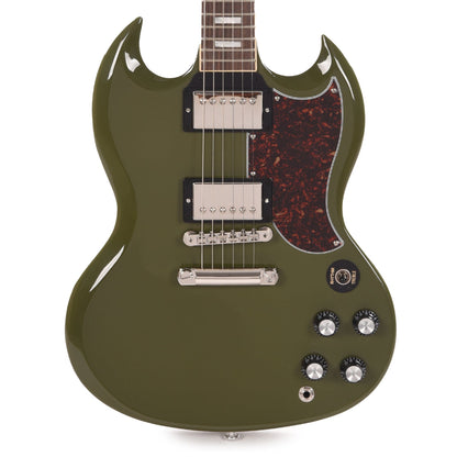 Gibson USA SG Standard Olive Drab w/Tortoise Pickguard & T-Type Pickups Electric Guitars / Solid Body