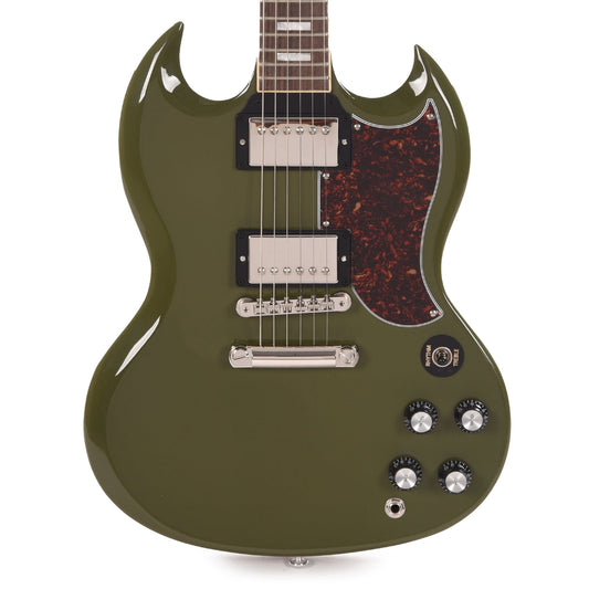 Gibson USA SG Standard Olive Drab w/Tortoise Pickguard & T-Type Pickups Electric Guitars / Solid Body