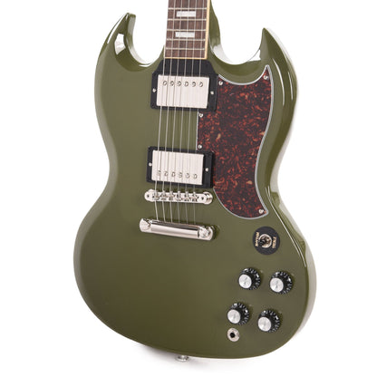 Gibson USA SG Standard Olive Drab w/Tortoise Pickguard & T-Type Pickups Electric Guitars / Solid Body