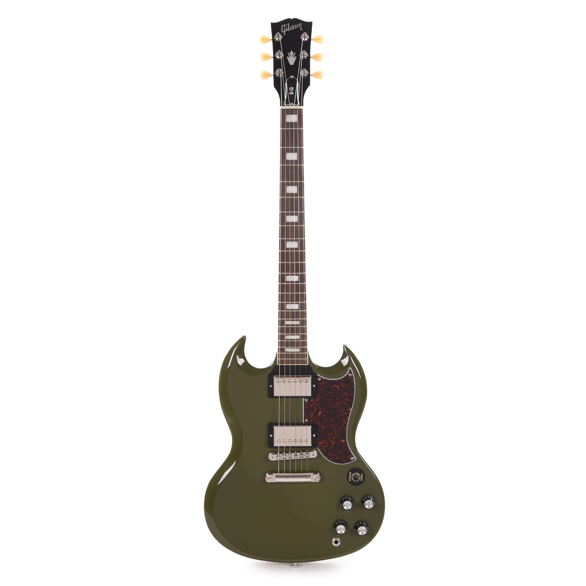 Gibson USA SG Standard Olive Drab w/Tortoise Pickguard & T-Type Pickups Electric Guitars / Solid Body