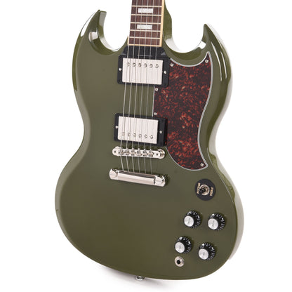 Gibson USA SG Standard Olive Drab w/Tortoise Pickguard & T-Type Pickups Electric Guitars / Solid Body
