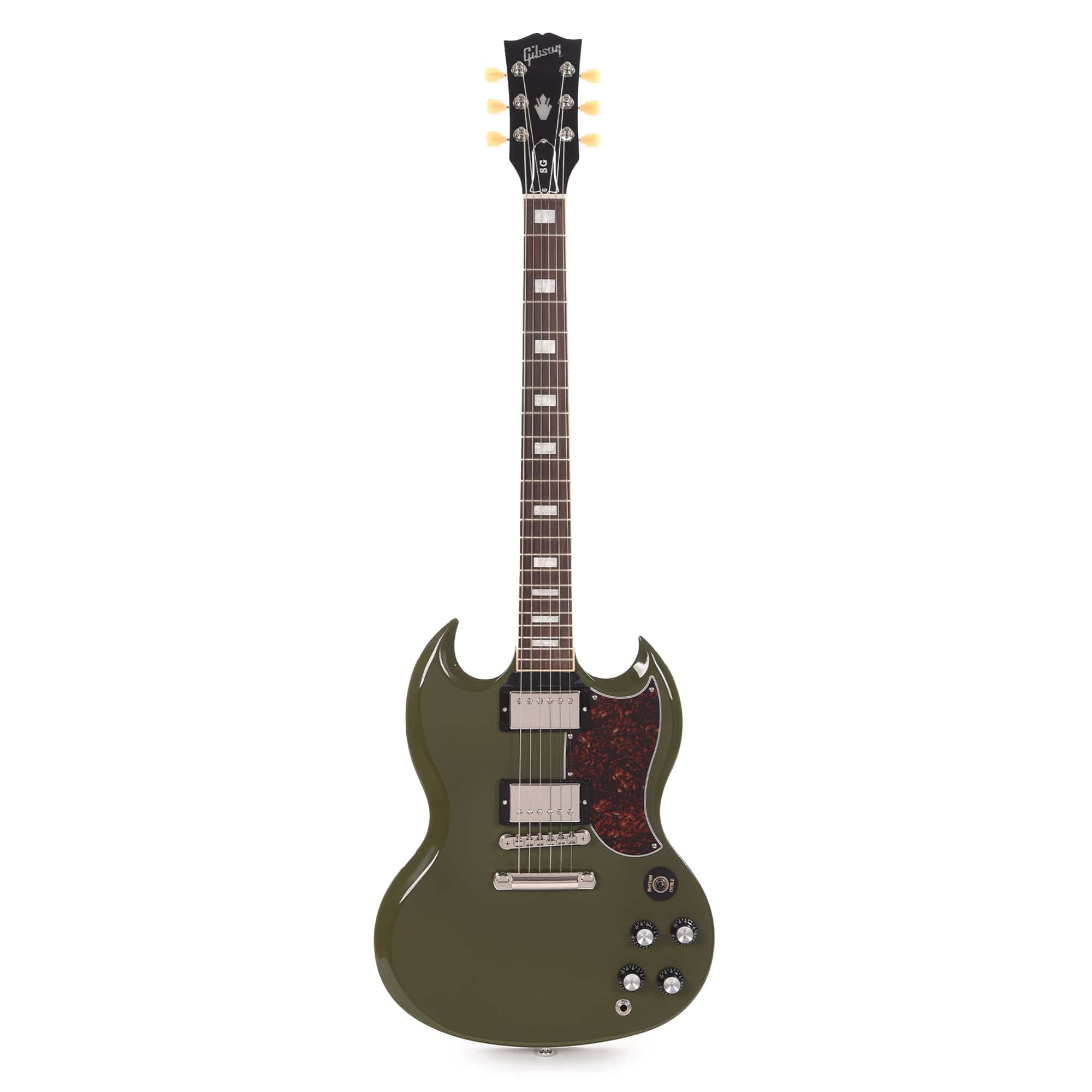 Gibson USA SG Standard Olive Drab w/Tortoise Pickguard & T-Type Pickups Electric Guitars / Solid Body