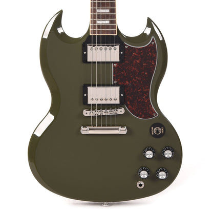 Gibson USA SG Standard Olive Drab w/Tortoise Pickguard & T-Type Pickups Electric Guitars / Solid Body
