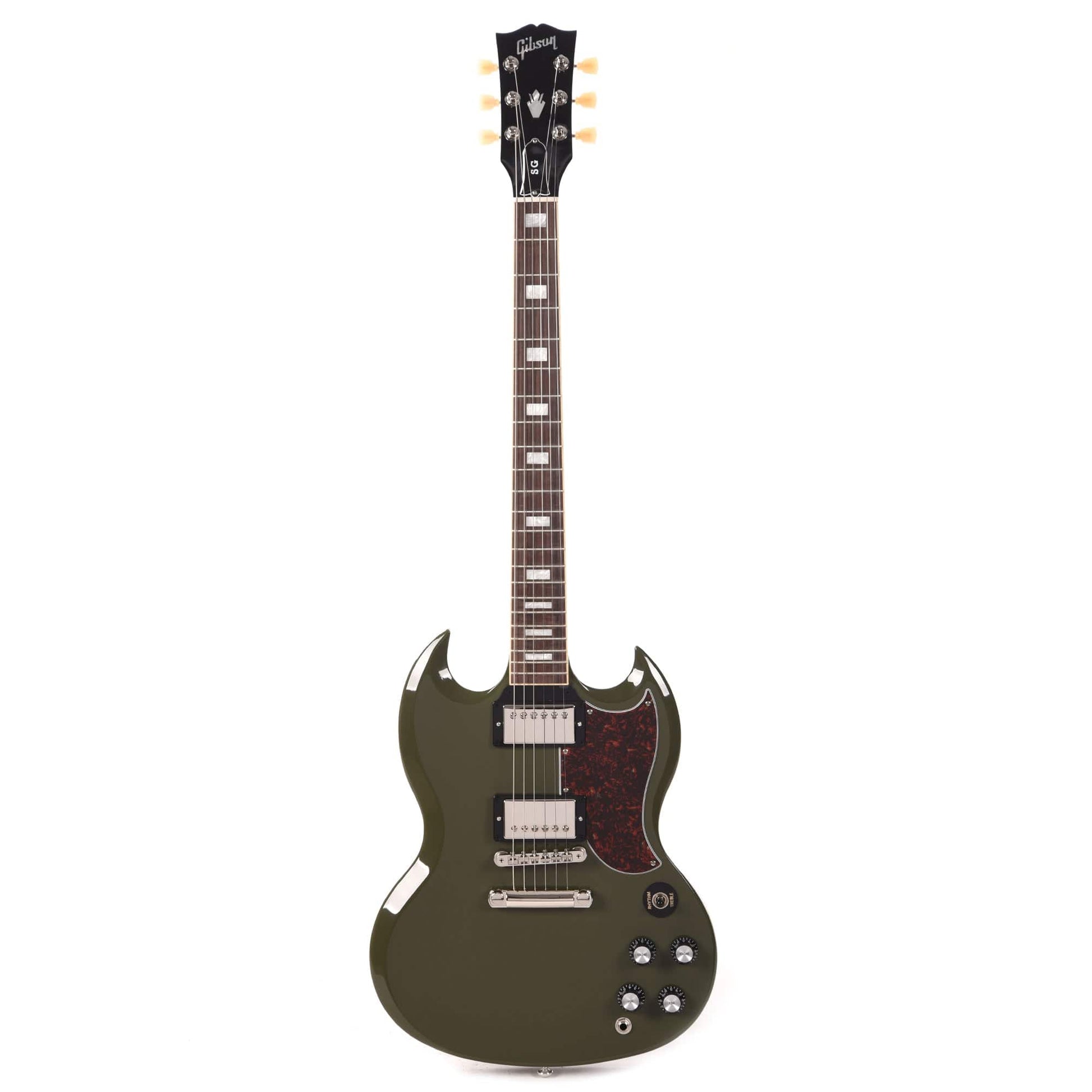 Gibson USA SG Standard Olive Drab w/Tortoise Pickguard & T-Type Pickups Electric Guitars / Solid Body