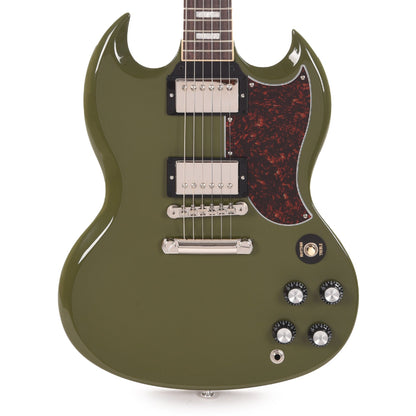 Gibson USA SG Standard Olive Drab w/Tortoise Pickguard & T-Type Pickups Electric Guitars / Solid Body