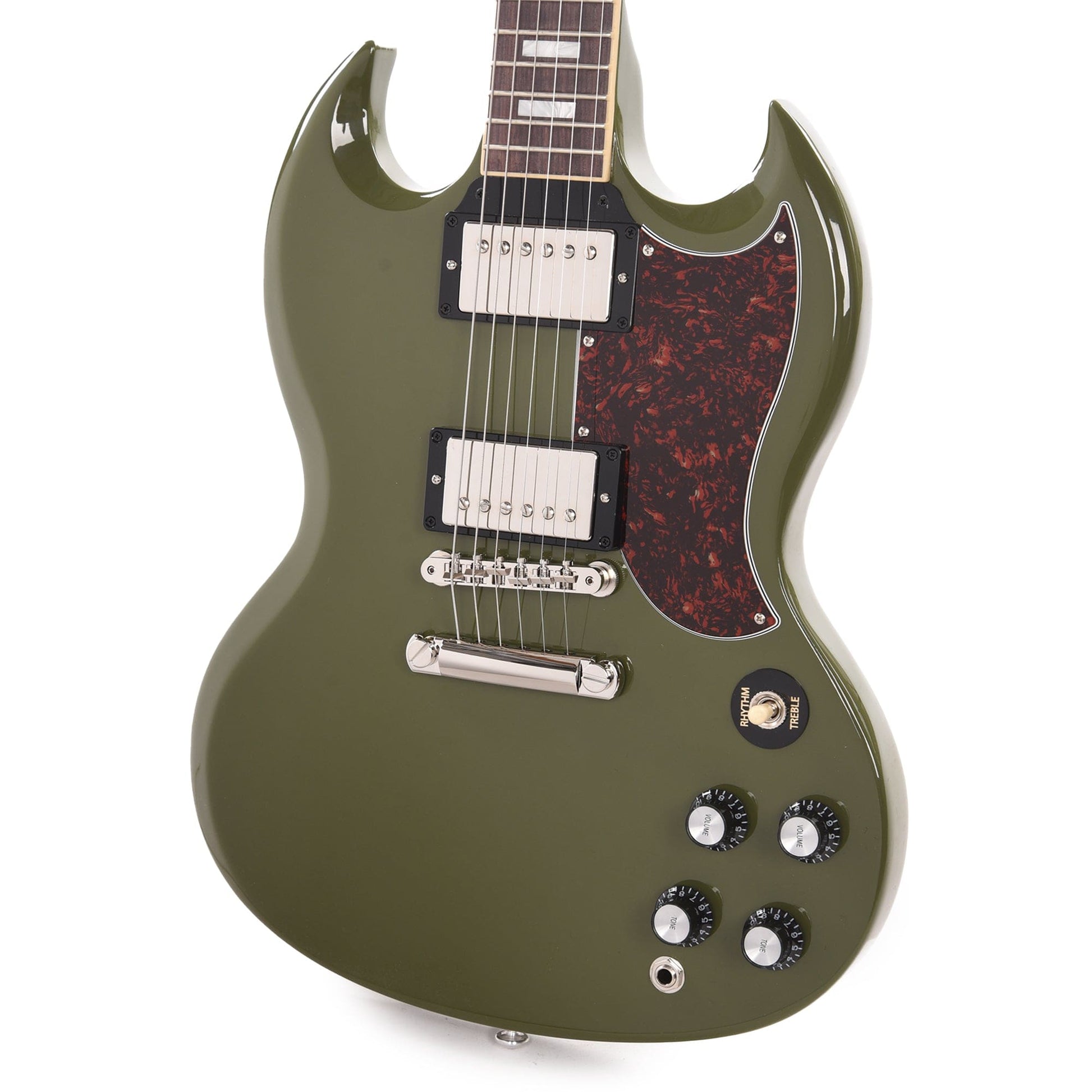 Gibson USA SG Standard Olive Drab w/Tortoise Pickguard & T-Type Pickups Electric Guitars / Solid Body