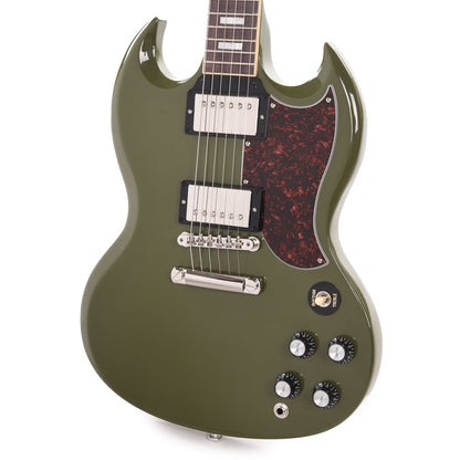 Gibson USA SG Standard Olive Drab w/Tortoise Pickguard & T-Type Pickups Electric Guitars / Solid Body