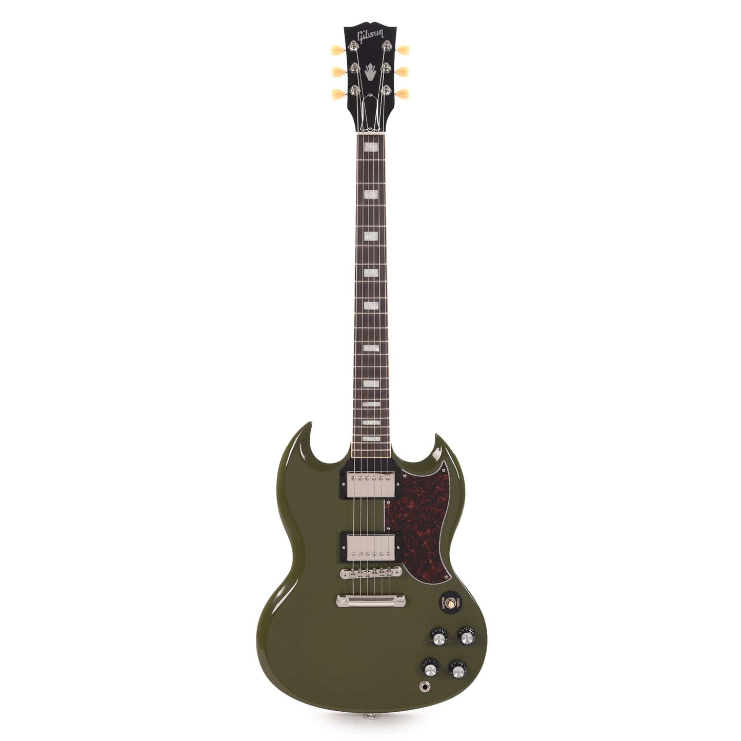 Gibson USA SG Standard Olive Drab w/Tortoise Pickguard & T-Type Pickups Electric Guitars / Solid Body