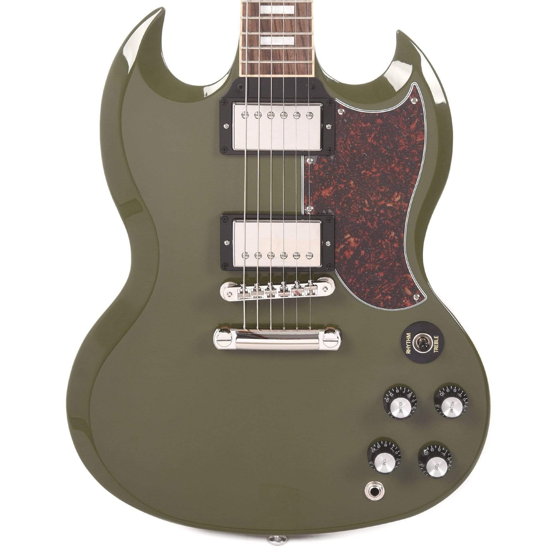 Gibson USA SG Standard Olive Drab w/Tortoise Pickguard & T-Type Pickups Electric Guitars / Solid Body