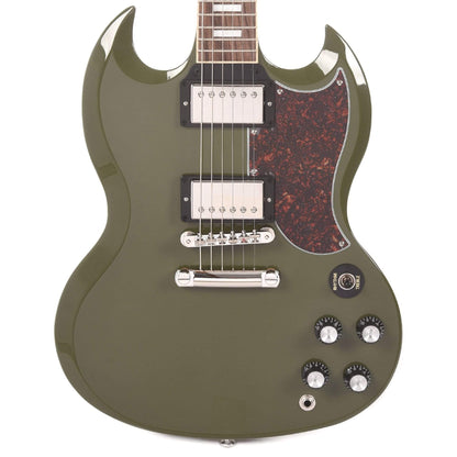 Gibson USA SG Standard Olive Drab w/Tortoise Pickguard & T-Type Pickups Electric Guitars / Solid Body