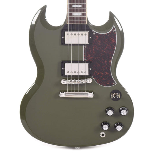 Gibson USA SG Standard Olive Drab w/Tortoise Pickguard & T-Type Pickups Electric Guitars / Solid Body