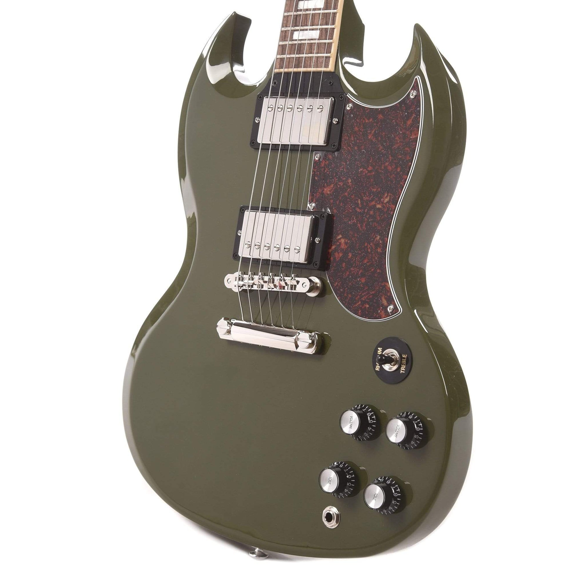 Gibson USA SG Standard Olive Drab w/Tortoise Pickguard & T-Type Pickups Electric Guitars / Solid Body