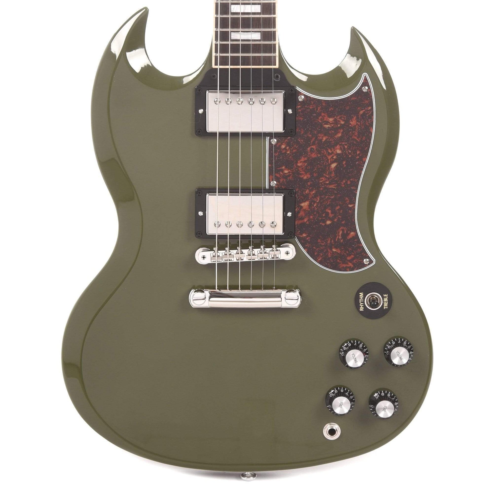 Gibson USA SG Standard Olive Drab w/Tortoise Pickguard & T-Type Pickups Electric Guitars / Solid Body