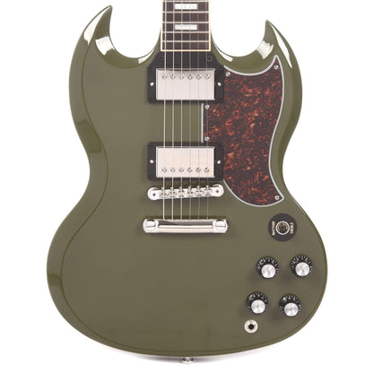 Gibson USA SG Standard Olive Drab w/Tortoise Pickguard & T-Type Pickups Electric Guitars / Solid Body