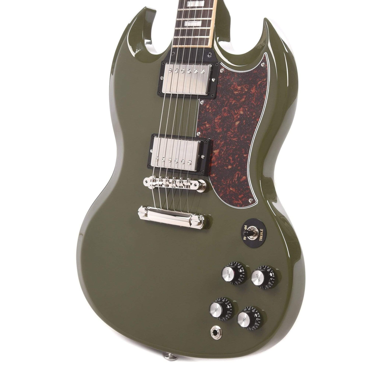 Gibson USA SG Standard Olive Drab w/Tortoise Pickguard & T-Type Pickups Electric Guitars / Solid Body