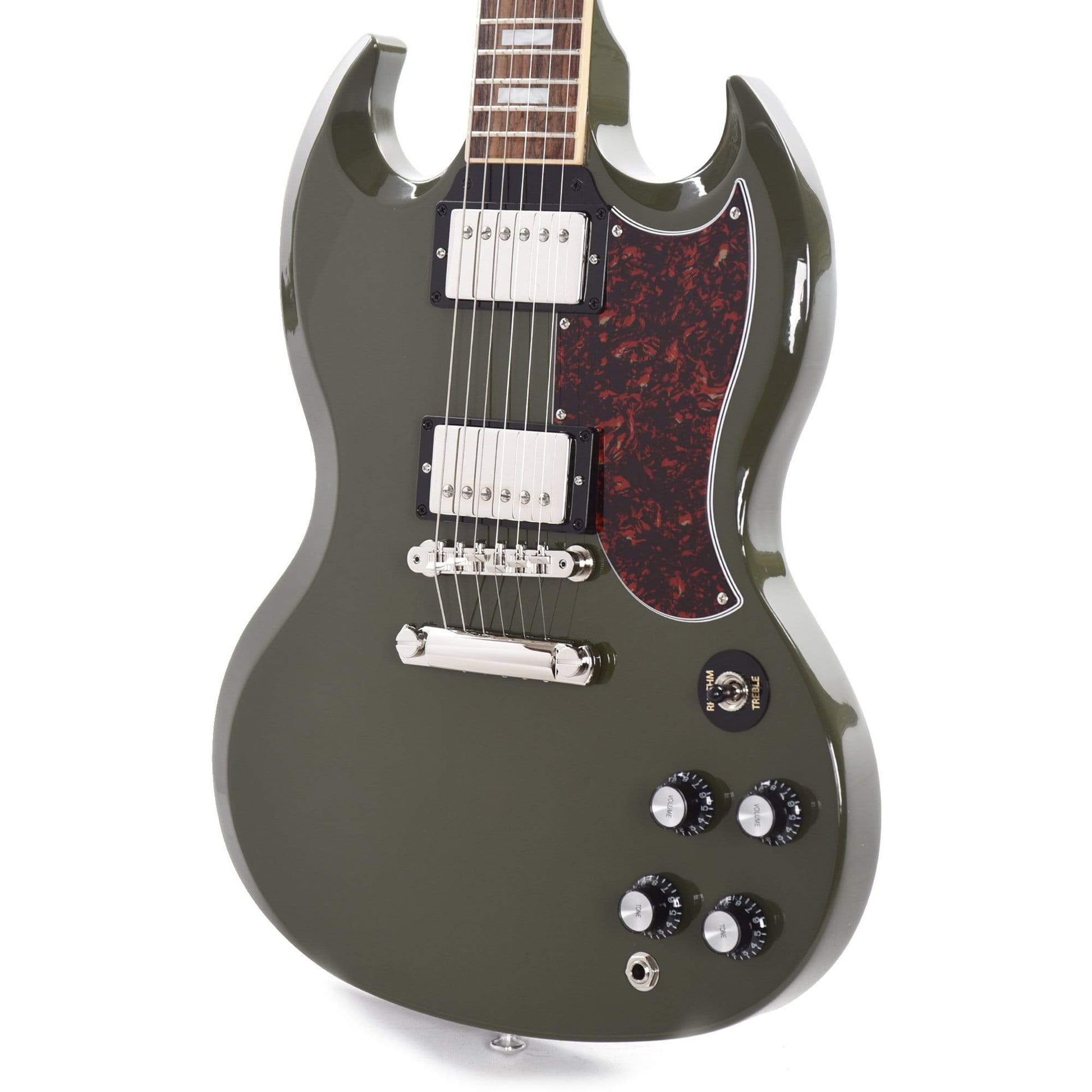 Gibson USA SG Standard Olive Drab w/Tortoise Pickguard & T-Type Pickups Electric Guitars / Solid Body