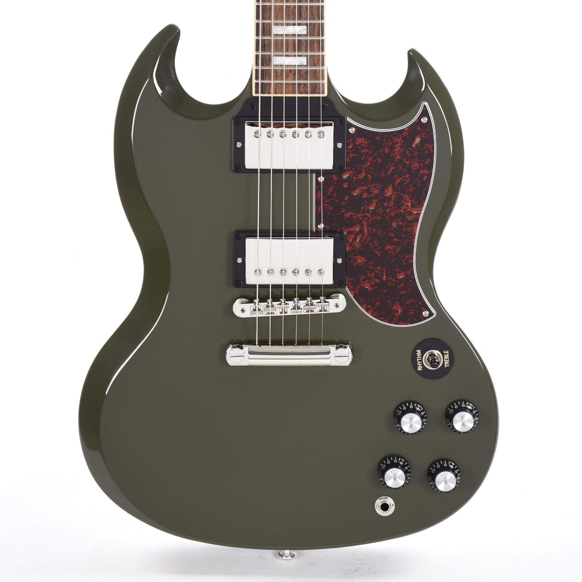 Gibson USA SG Standard Olive Drab w/Tortoise Pickguard & T-Type Pickups Electric Guitars / Solid Body