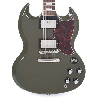 Gibson USA SG Standard Olive Drab w/Tortoise Pickguard & T-Type Pickups Electric Guitars / Solid Body