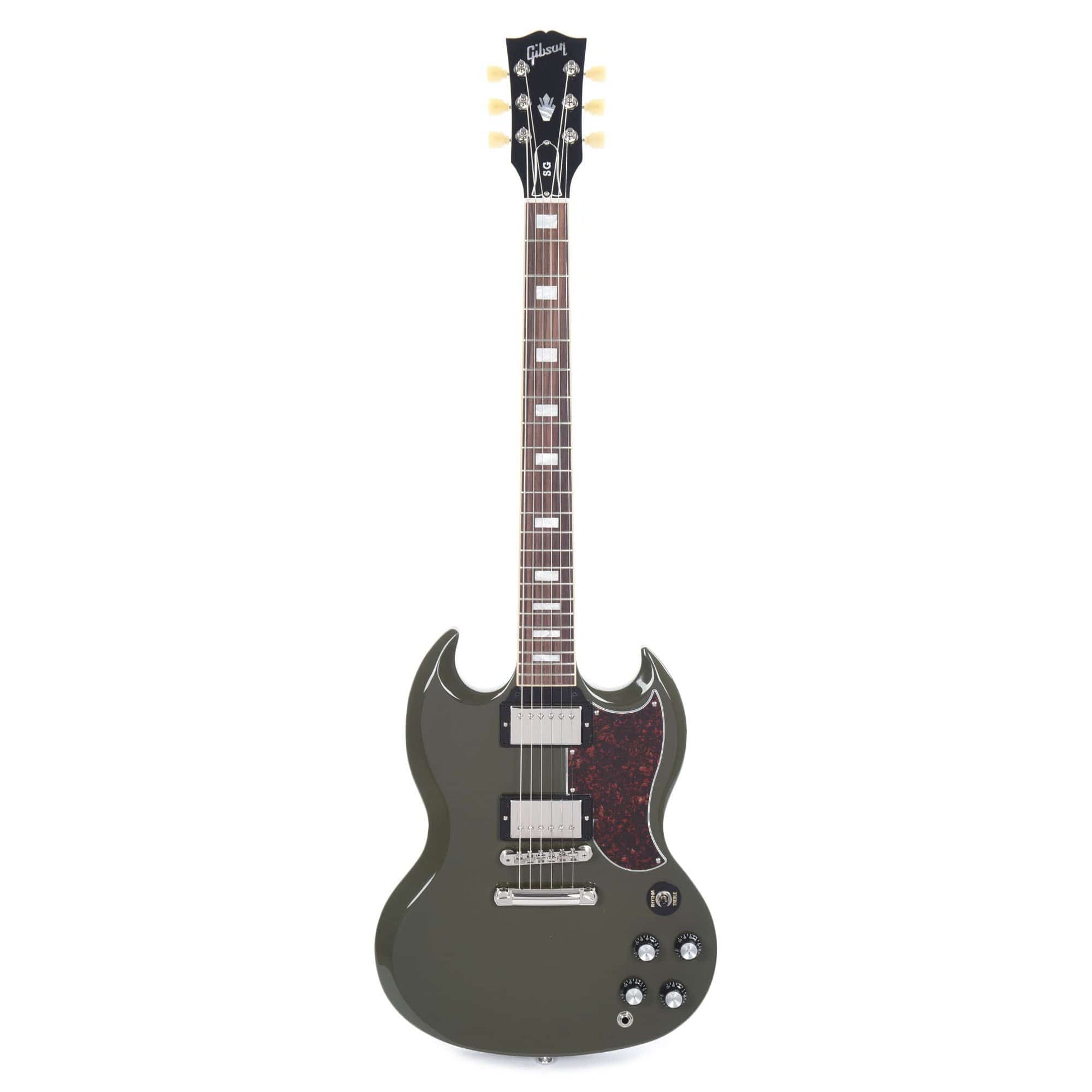 Gibson USA SG Standard Olive Drab w/Tortoise Pickguard & T-Type Pickups Electric Guitars / Solid Body