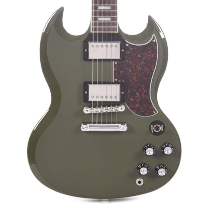 Gibson USA SG Standard Olive Drab w/Tortoise Pickguard & T-Type Pickups Electric Guitars / Solid Body