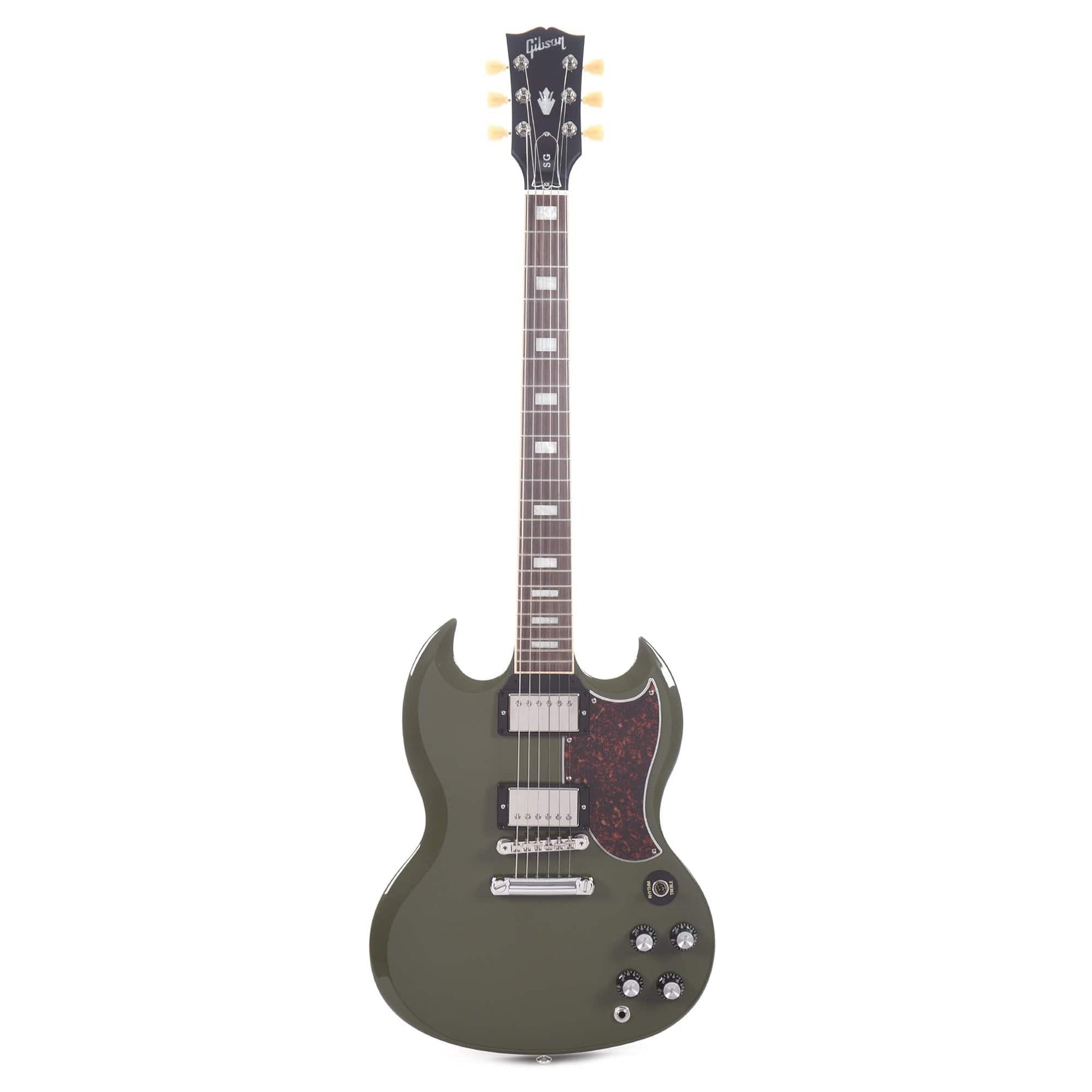 Gibson USA SG Standard Olive Drab w/Tortoise Pickguard & T-Type Pickups Electric Guitars / Solid Body