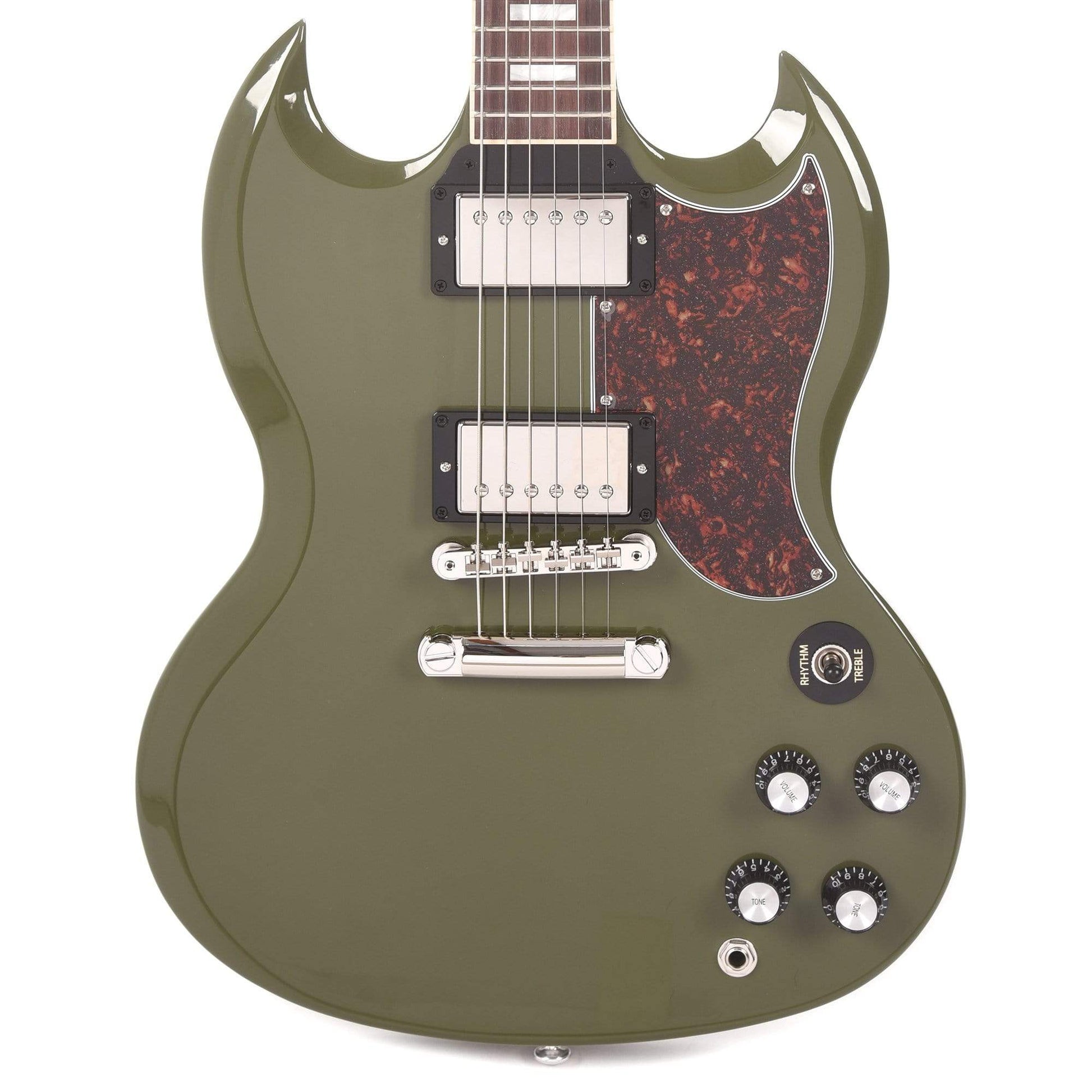 Gibson USA SG Standard Olive Drab w/Tortoise Pickguard & T-Type Pickups Electric Guitars / Solid Body