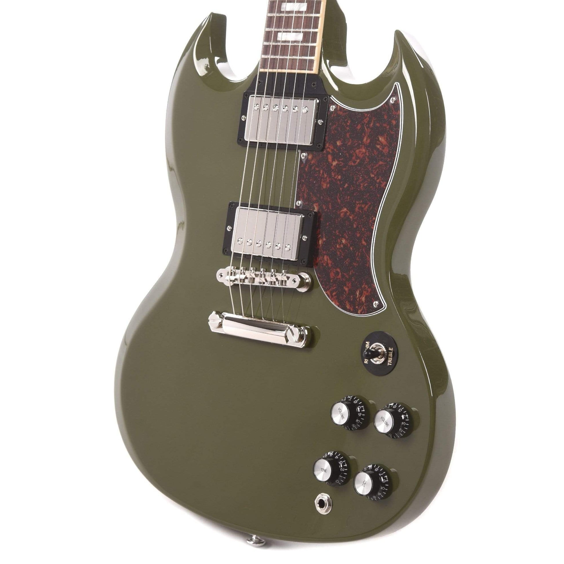 Gibson USA SG Standard Olive Drab w/Tortoise Pickguard & T-Type Pickups Electric Guitars / Solid Body