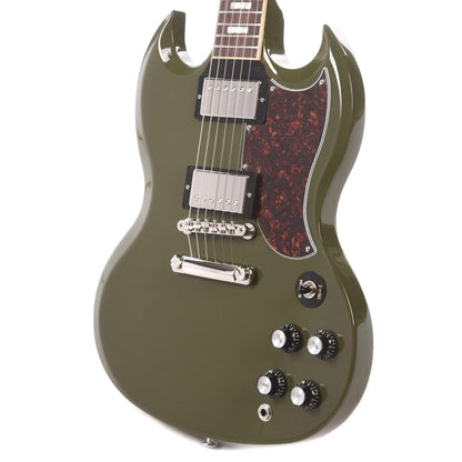 Gibson USA SG Standard Olive Drab w/Tortoise Pickguard & T-Type Pickups Electric Guitars / Solid Body