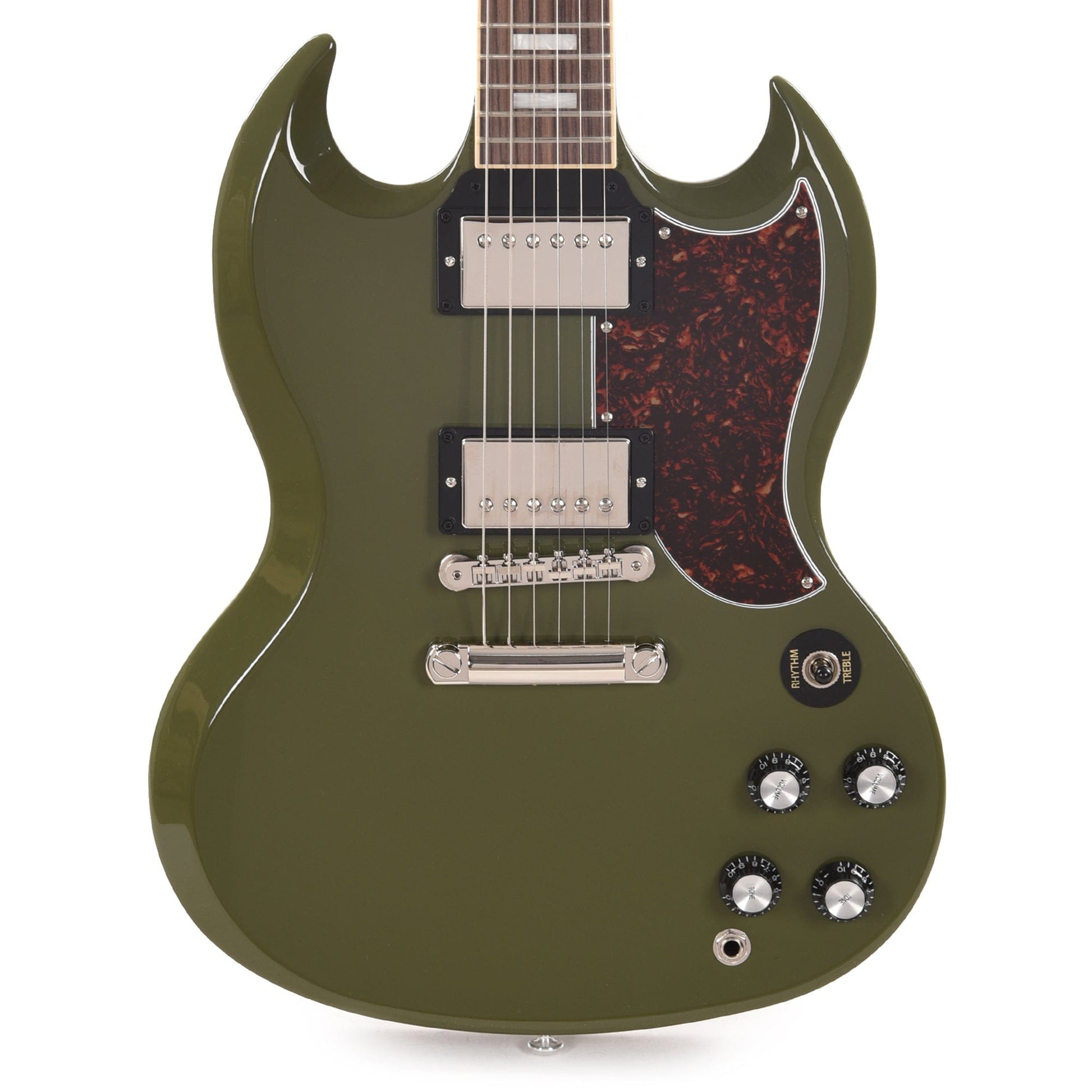 Gibson USA SG Standard Olive Drab w/Tortoise Pickguard & T-Type Pickups Electric Guitars / Solid Body