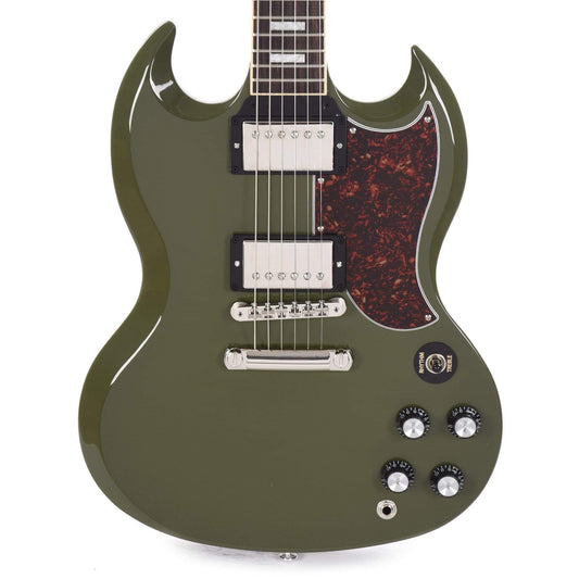 Gibson USA SG Standard Olive Drab w/Tortoise Pickguard & T-Type Pickups Electric Guitars / Solid Body