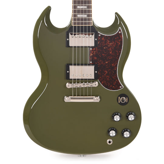 Gibson USA SG Standard Olive Drab w/Tortoise Pickguard & T-Type Pickups Electric Guitars / Solid Body