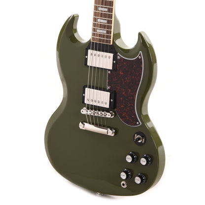 Gibson USA SG Standard Olive Drab w/Tortoise Pickguard & T-Type Pickups Electric Guitars / Solid Body