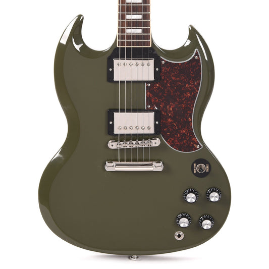 Gibson USA SG Standard Olive Drab w/Tortoise Pickguard & T-Type Pickups Electric Guitars / Solid Body