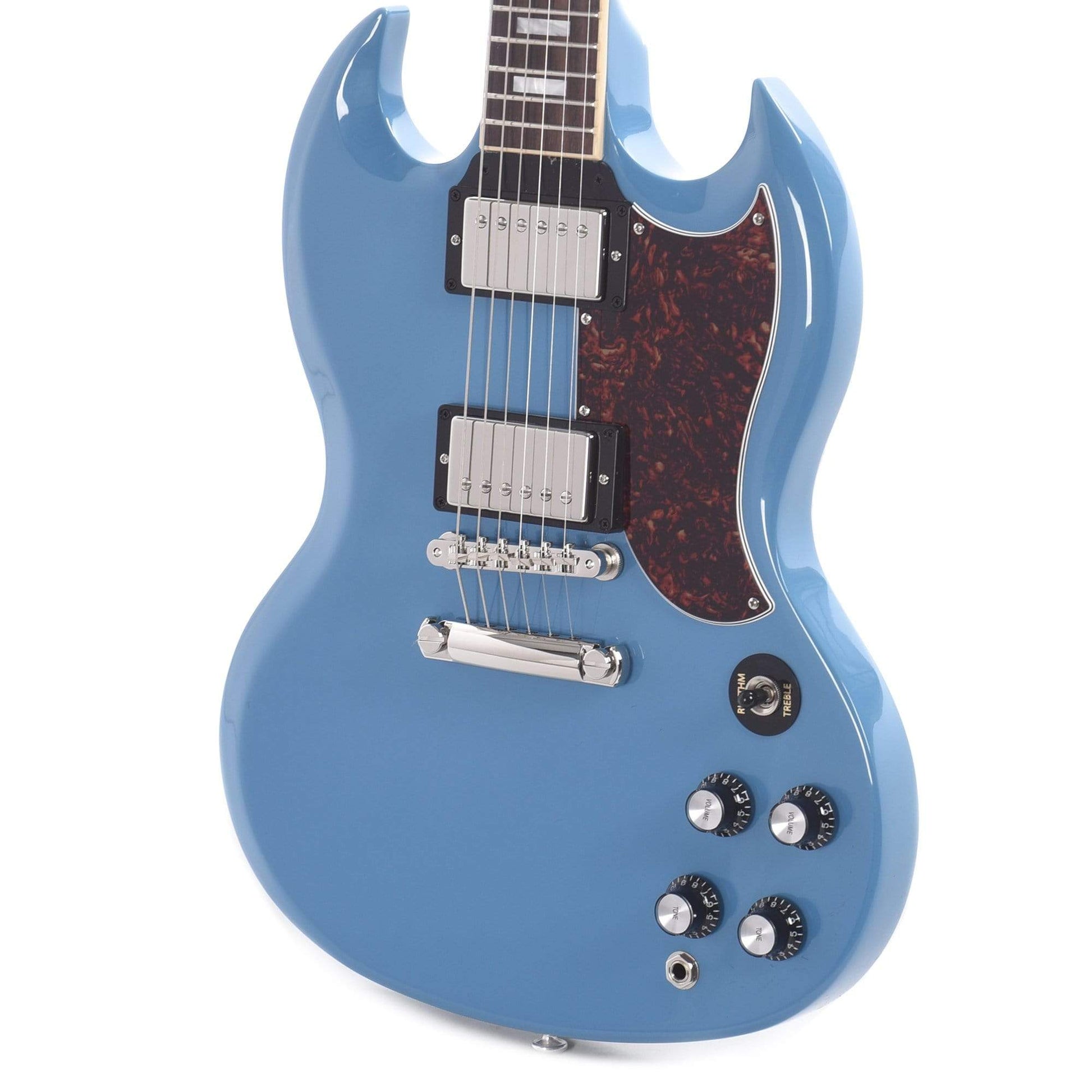 Gibson USA SG Standard Pelham Blue w/Tortoise Pickguard & T-Type Pickups Electric Guitars / Solid Body