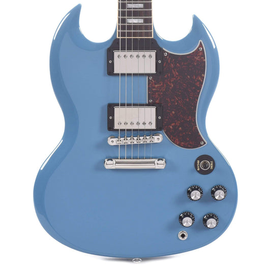 Gibson USA SG Standard Pelham Blue w/Tortoise Pickguard & T-Type Pickups Electric Guitars / Solid Body