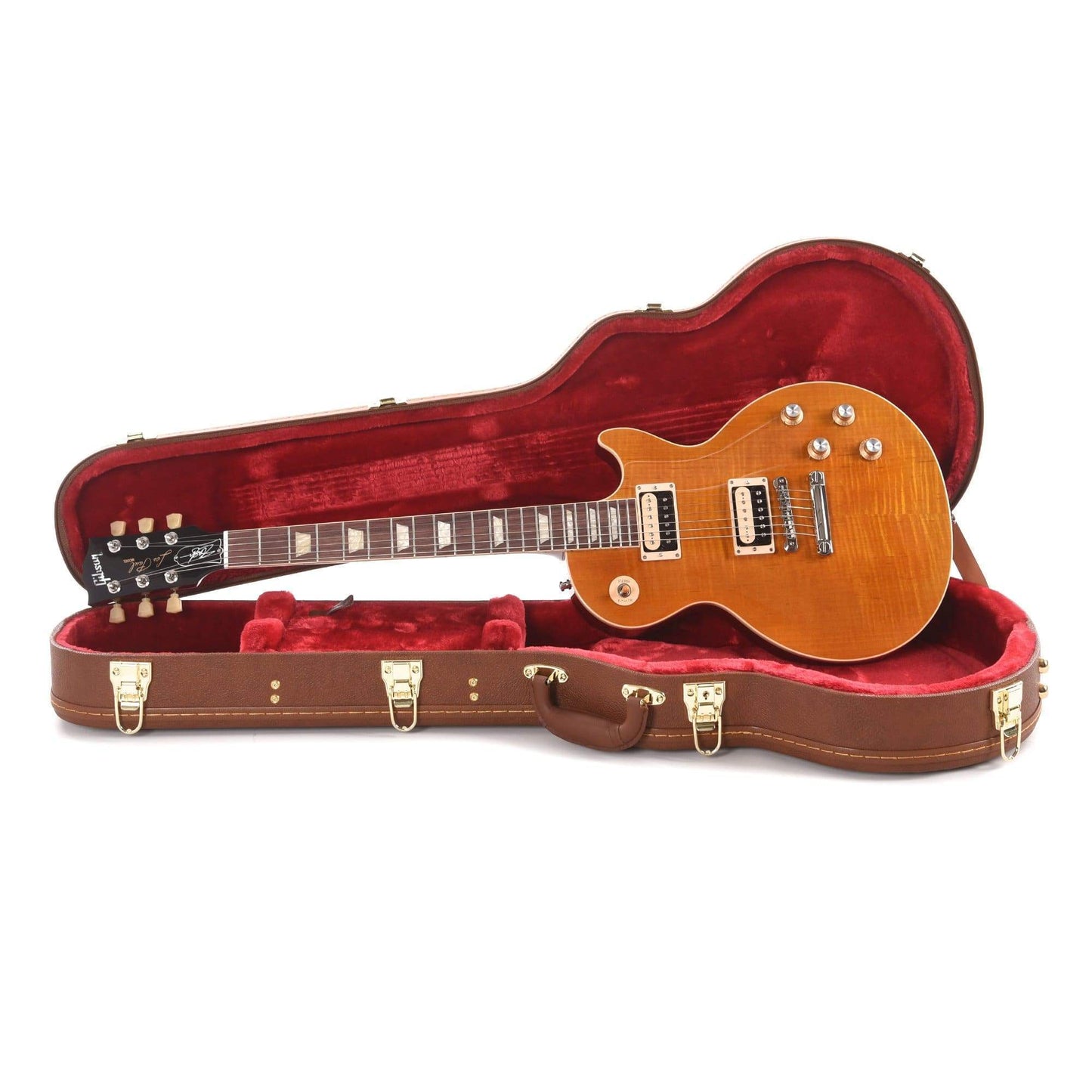 Gibson USA Slash Les Paul Appetite Amber Electric Guitars / Solid Body