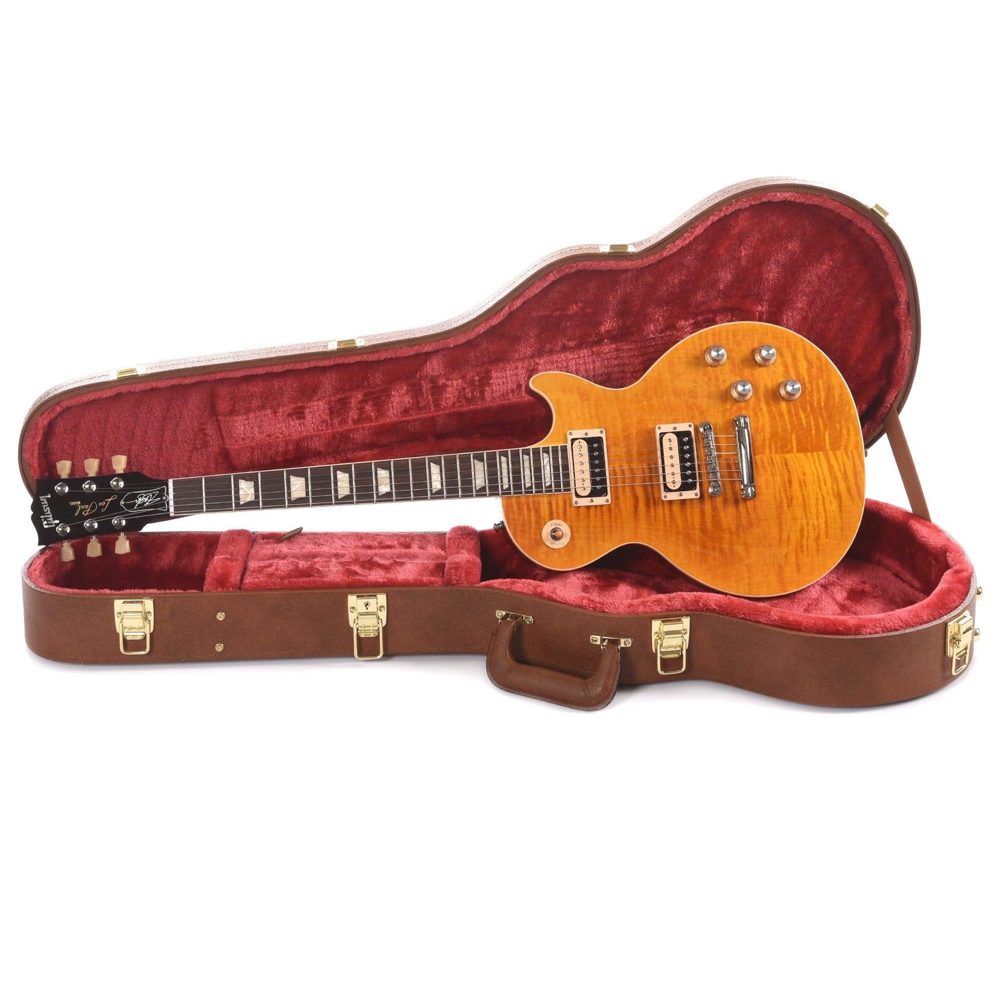 Gibson USA Slash Les Paul Appetite Amber Electric Guitars / Solid Body