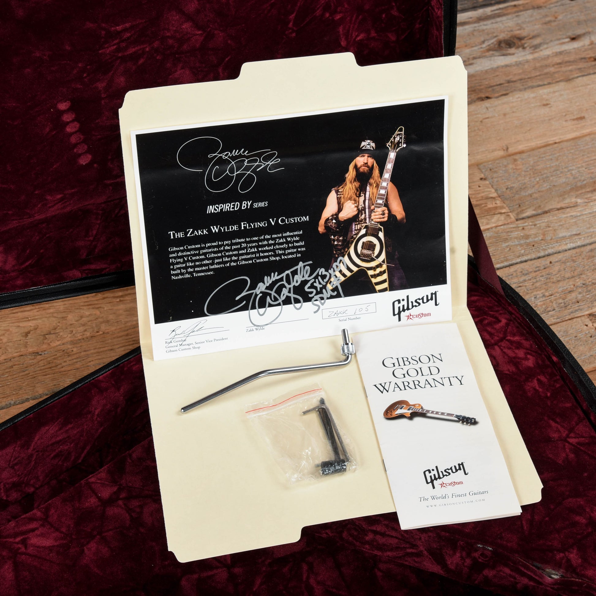 Gibson Zakk Wylde Custom Flying V Bullseye Electric Guitars / Solid Body