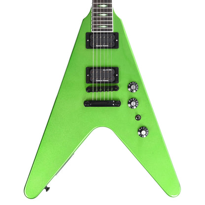 Gibson Artist Limited Dave Mustaine Signature "Rust in Peace" Flying V EXP Alien Tech Green