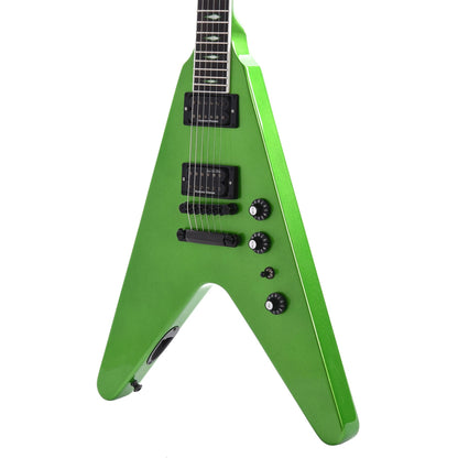 Gibson Artist Limited Dave Mustaine Signature "Rust in Peace" Flying V EXP Alien Tech Green