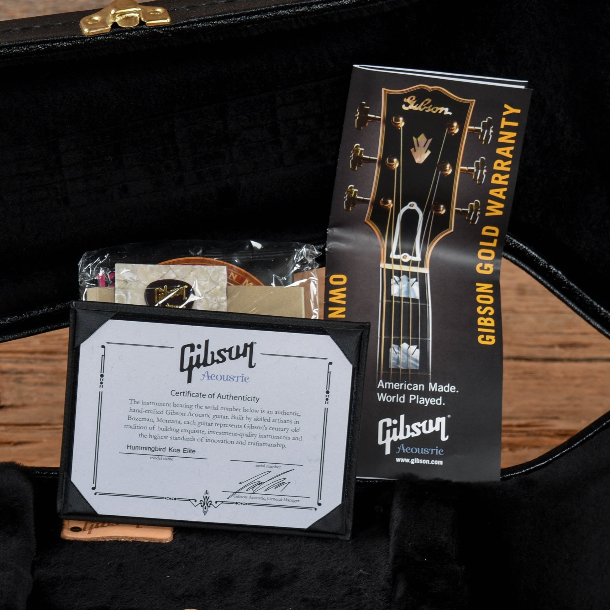 Gibson Custom Hummingbird Koa Elite Natural 2015