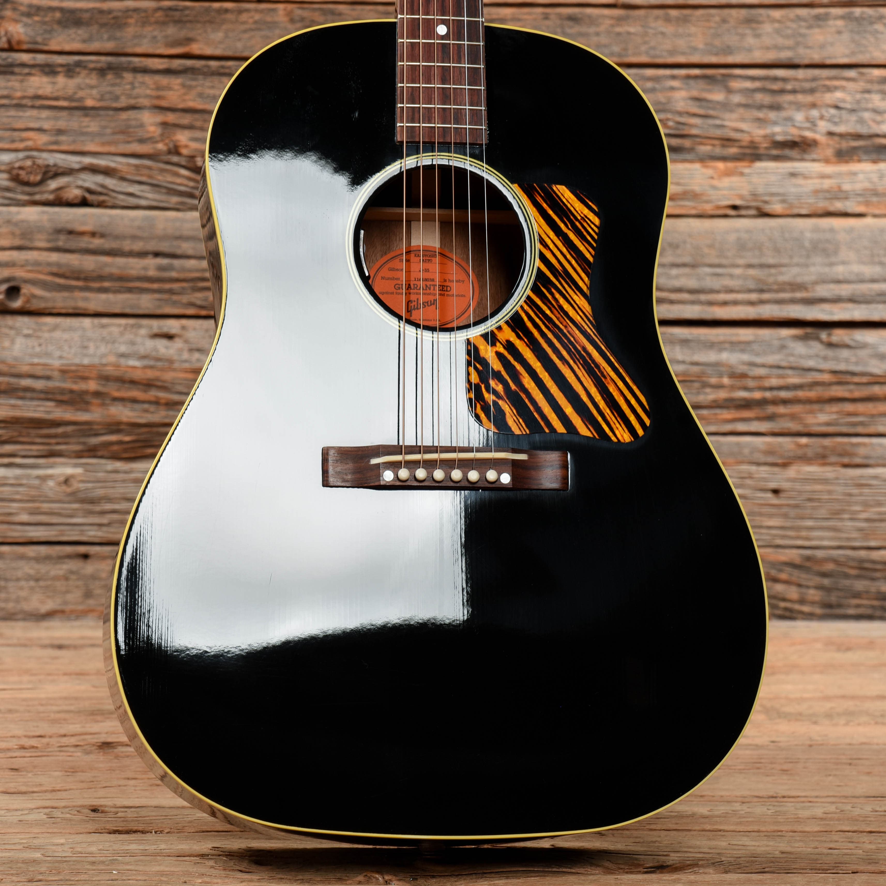 Gibson Custom J-35 Saito Signature Black 2018