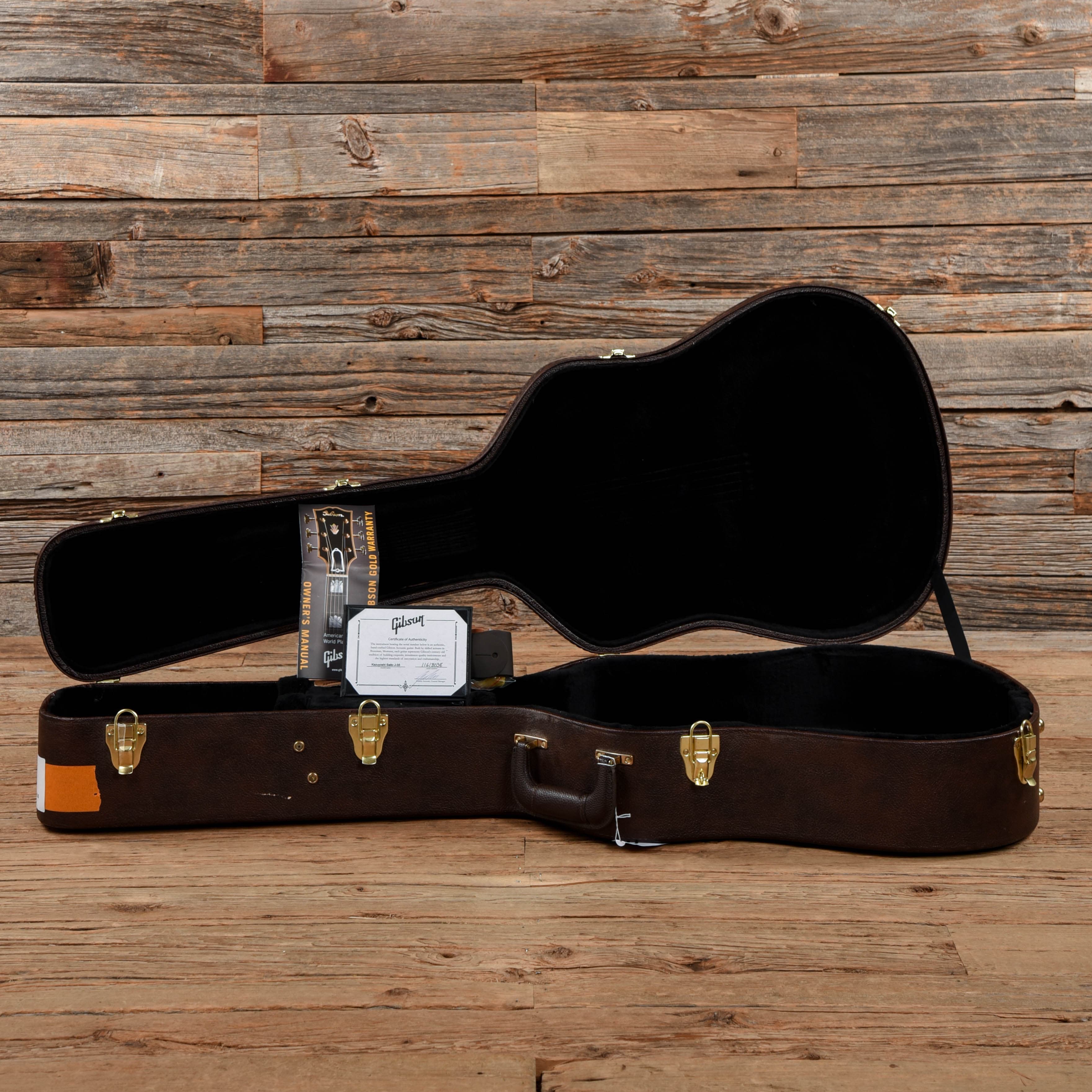 Gibson Custom J-35 Saito Signature Black 2018