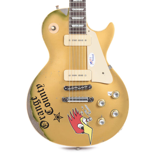 Gibson Custom Shop 1976 Les Paul Deluxe Mike Ness Gold Murphy Lab Aged Replica