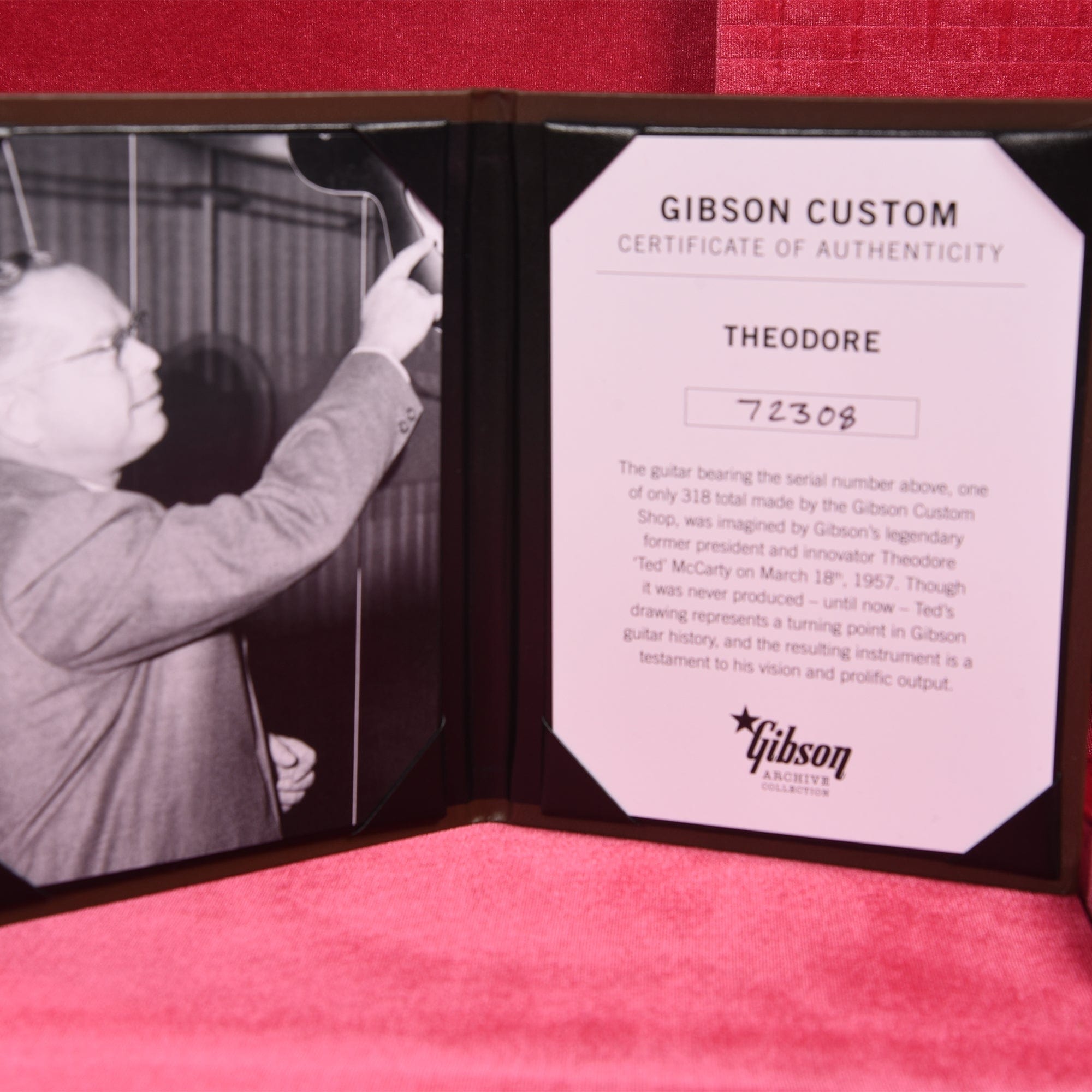 Gibson Custom Shop Archive Collection Theodore Ebony